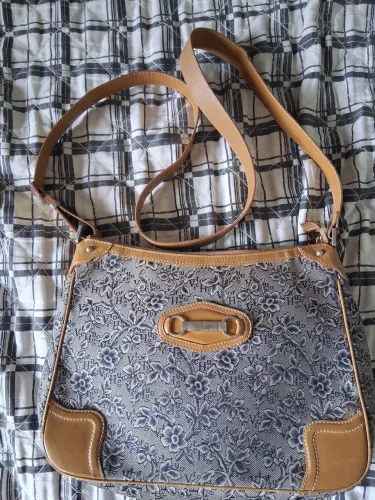 Bolsa Victor Hugo Jacquard Azul