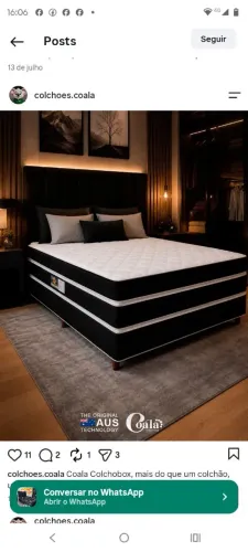 Cama box casal