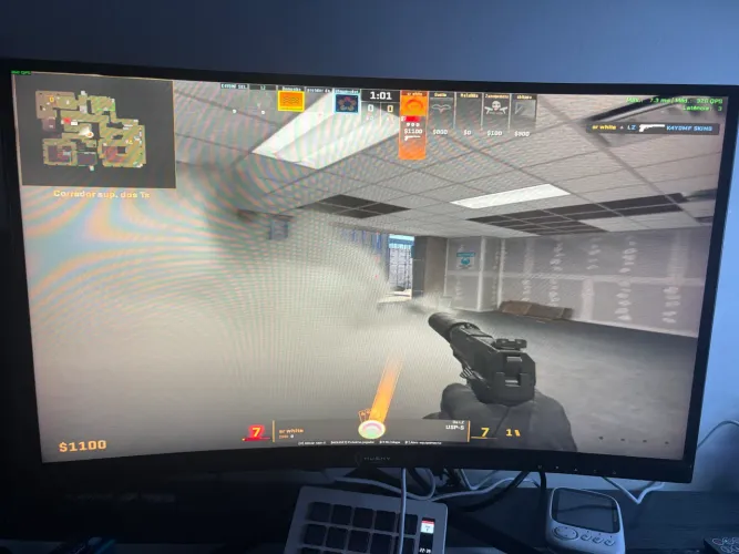 Monitor Husky 23,5 165 hz curvo