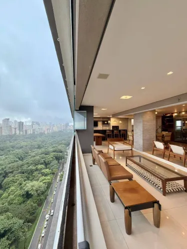 Apartamento à venda com 252 m² no Setor Marista | 4 Suítes | Vista Parque Areião | Palais