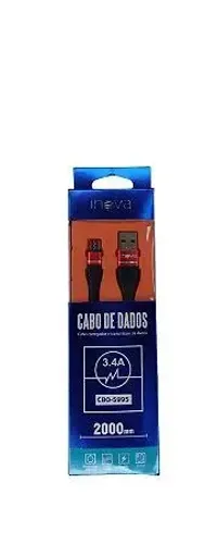 Cabo de celular marca inova 2 metros 