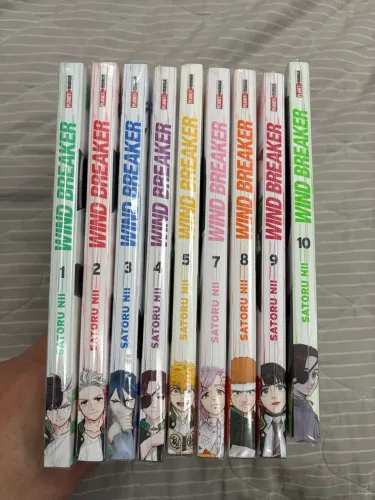 Wind Breaker Manga vol 1 ao 10 exceto o 6 (novos)