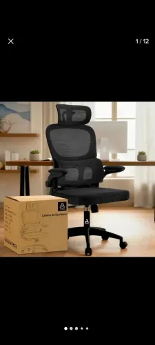 CADEIRA ERGOMÉTRICA PRESIDENTE RECLINÁVEL - R$429.00
