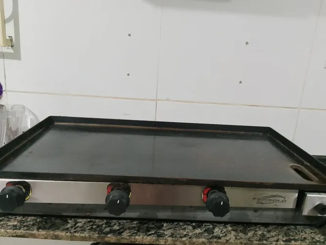 Chapa de hambúrguer profissional