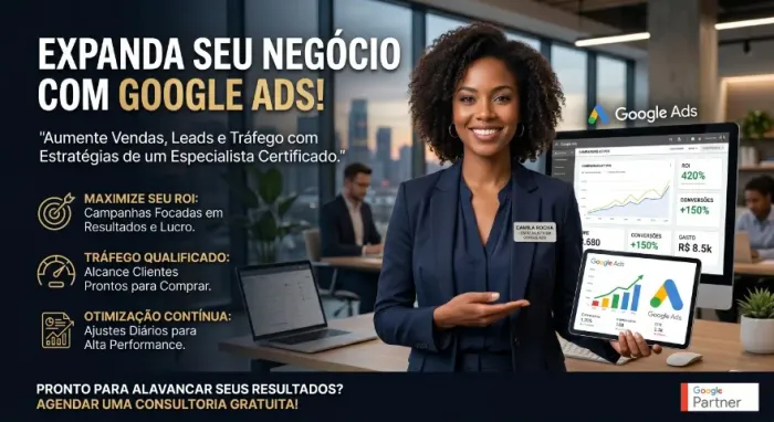 Especialista em Google Ads | Aumente as Vendas da sua Empresa Hoje