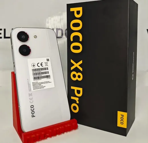 POCO X8 PRO 5G NFC (256GB 8GB RAM PRETO BRANCO) LACRADO CAPA PELÍCULA ENTREGA GRÁTIS
