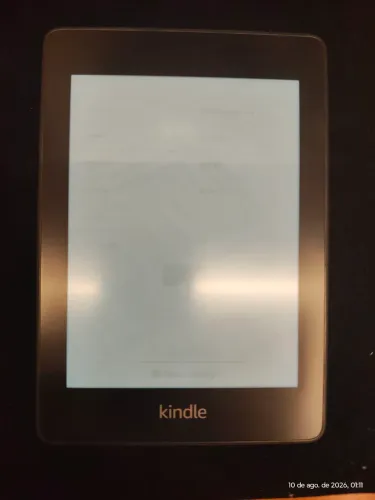 Kindle Paperwhite 32GB à prova d'água, com defeito na tela: com tela fantasma