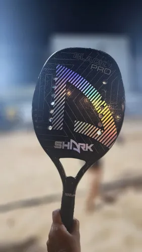 Raquete Beach Tenis Shark Black Pro