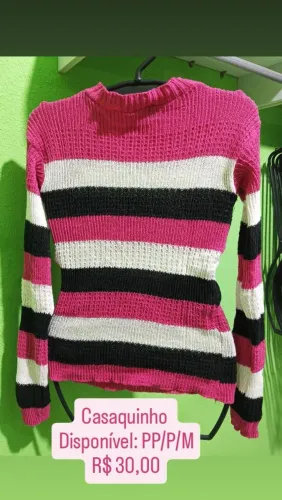 Casaquinho feminino no tricô coleção inverno