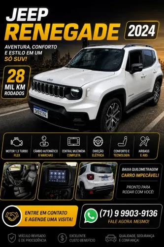 Jeep Renegade Long. T270 1.3 TB 4X2 Flex Aut. 2024