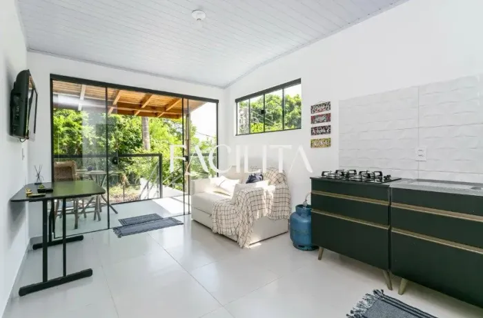 Apartamento com 1 quarto para locação no bairro Ribeirão da Ilha, Florianópolis
