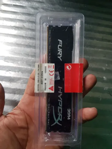Memória RAM HyperX Fury 8GB DDR4 2666MHz Original - Excelente Estado