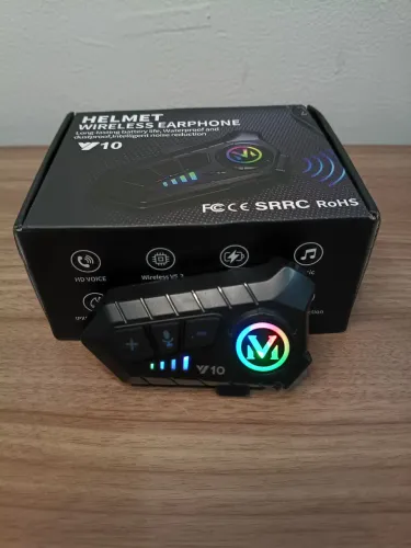 Fone de ouvido bluetooth para capacete intercomunicador