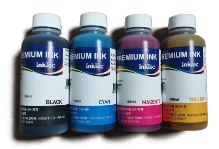 Kit De Tinta Corante Inktec Profeel E0017 P/Epson | 4x 100ml