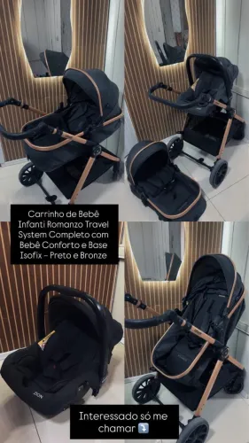 Carrinho de bebê e banheira