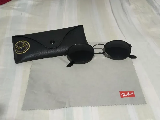 Óculos Ray ban, redondo usado ENTREGO LINHA AZUL OU TURQUESA!