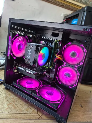 PC Gamer Xeon com TPM 2.0 16 Gigas DDR4 NVME 256 Gigas Vídeo RX550 4 Gigas Somos Loja