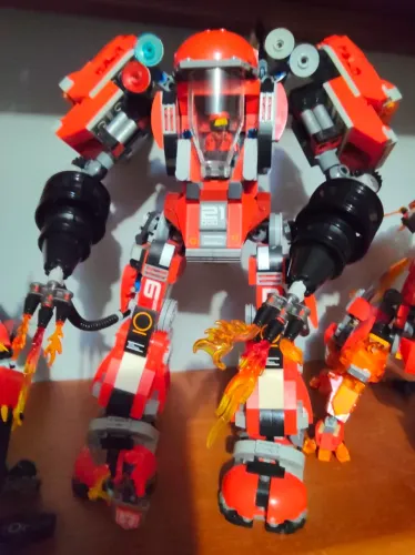 Lego fire mech Ninjago movie