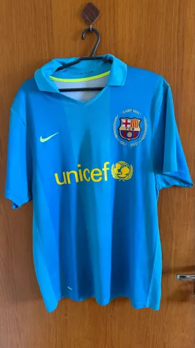 Camisa Barcelona away 2007/2008 Ronaldinho