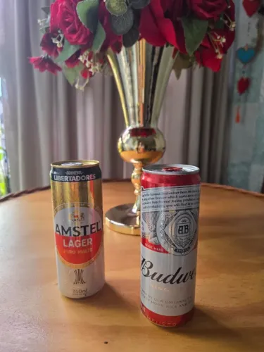Cerveja Bud e Amstel 350ml
