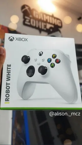 Controle séries s/x branco com caixa