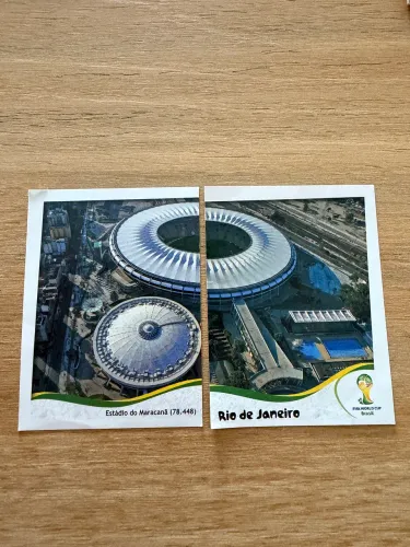 Figurinhas estádio Maracanã 2014 copa do mundo
