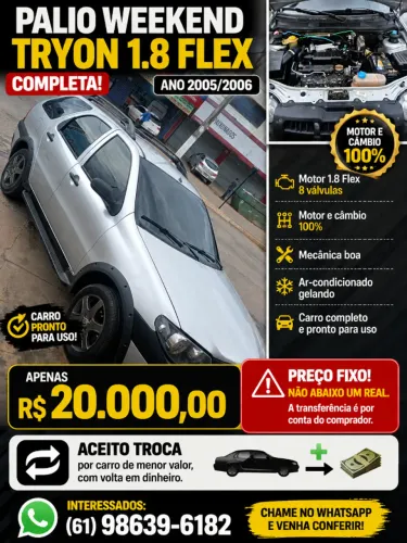 Fiat Palio Week. Adv/adv Tryon 1.8 MPI Flex 2006