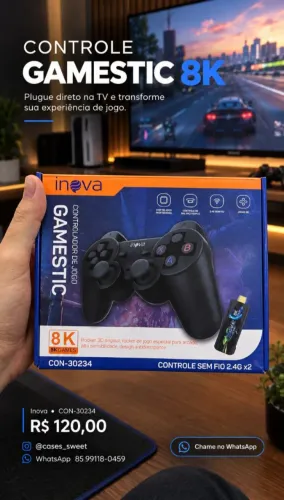 Controle Gamestic 8K Inova