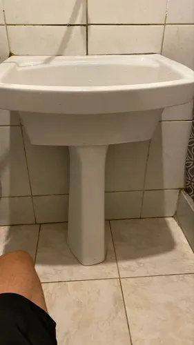 Tanque louça Deca 22l - muito conservado