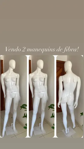  Vendo manequins para loja feminina usado!!