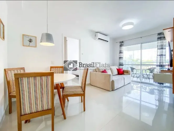 Apartamento com 1 suíte para alugar, 50 m² por R$ 5.500/mês - Brooklin - São Paulo/SP