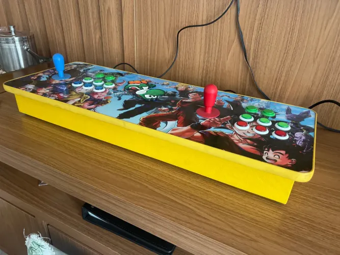 Fliperama Arcade Portátil Duplo - +15 Mil Jogos Retrô (Anos 80, 90 e 2000)
