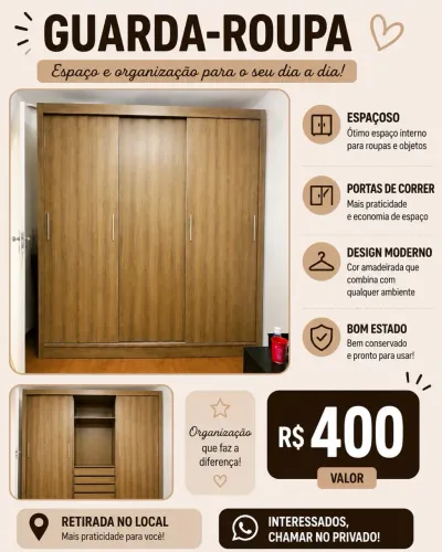 Móveis Usados em Ótimo Estado - Venda