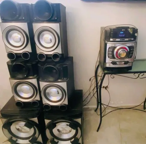 Som LG potente com Bluetooth 6 caixas