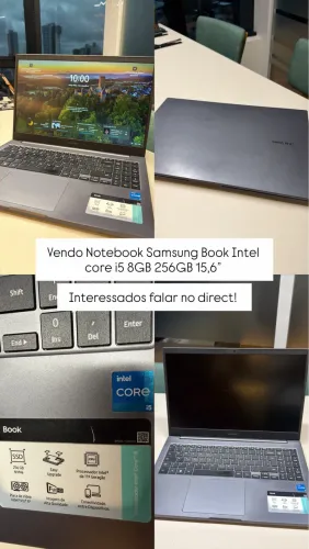Notebook Samsung Book Intel Core i5 ? 8GB RAM | SSD 256GB | 15,6?