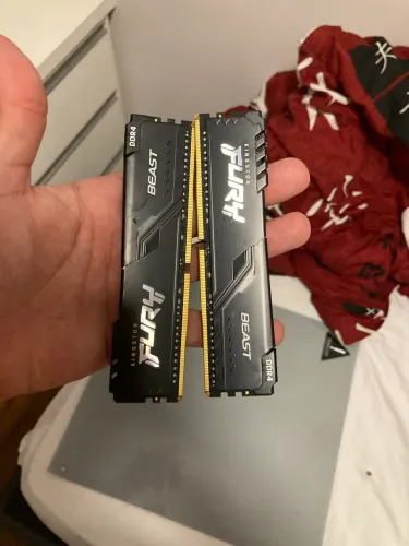 Memória RAM Kingston Fury Beast 32GB (2x16GB) DDR4 3200MHz