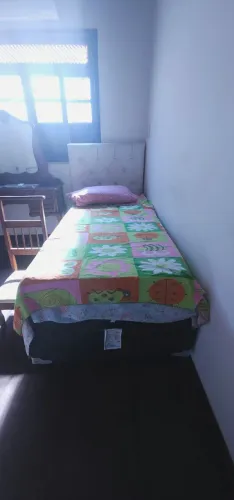 Cama box de solteira completa