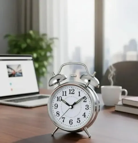 Despertador clássico e prático pro seu dia dia