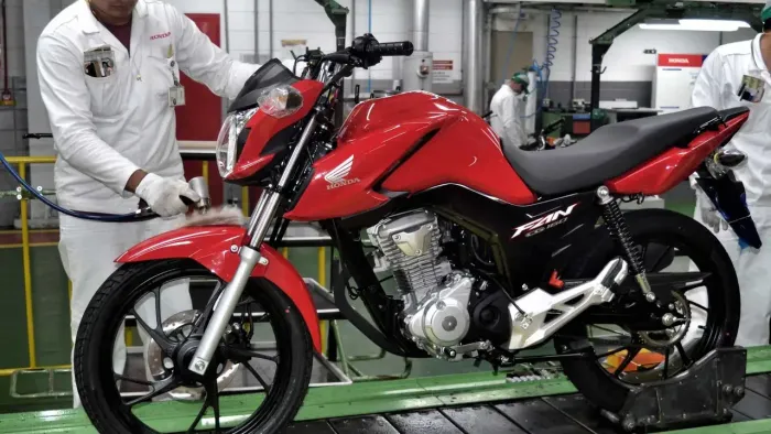 Moto Honda CG 160 2023 VERMELHA