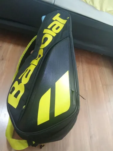 Raqueteira babolar x12 amarela e preta
