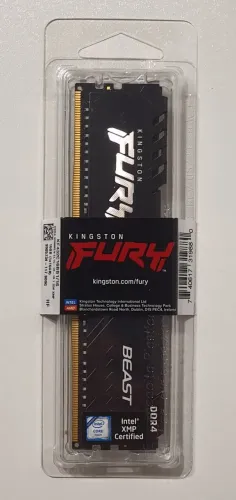 Memória RAM DIMM 16GB DDR4 3200MHz Kingston Fury<br>Para desktop.<br>R$950,00