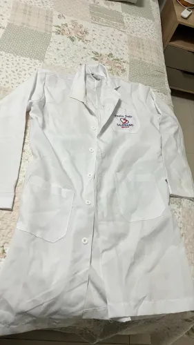 Jaleco branco médio 