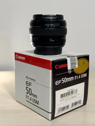 Lente Canon Ef 50mm F/1.4 Usm Ultrasonic Estado De Nova (Usado)