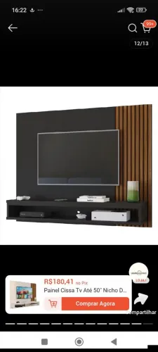 Painel de tv 55 polegadas