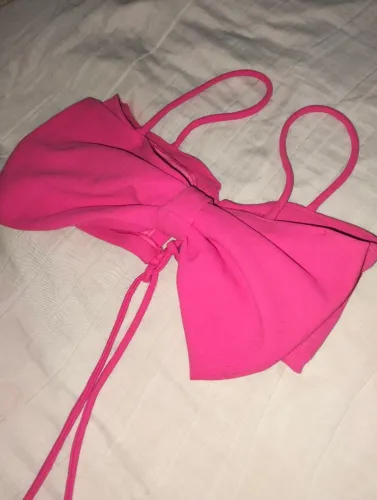 Cropped de laço