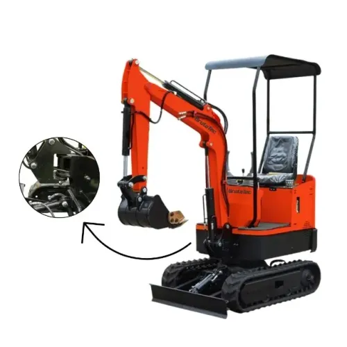 Mini Escavadeira BR13S Brutatec 1 Ton Braço Articulado Diesel Nova