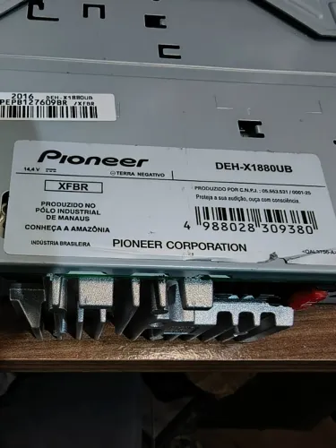 Som Automotivo Pionner Modelo DEH-X1880UB - Ver Descrição