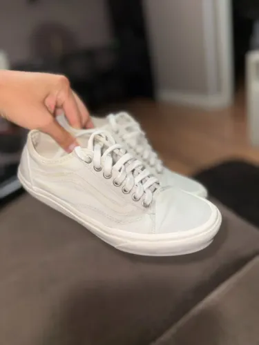 Tênis Vans Old Skool Branco TAM 39 Unissex Original Conservado