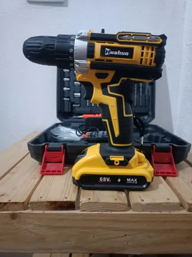Parafusadeira/Furadeira 68V + Kit Completo | Nova