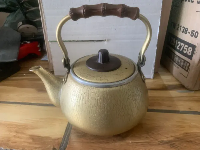 chaleira vintage da marca japonesa Kintaro
